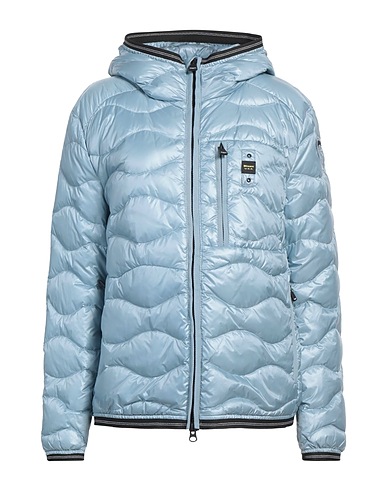 BLAUER. Shell jacket Light blue 100% Polyamide