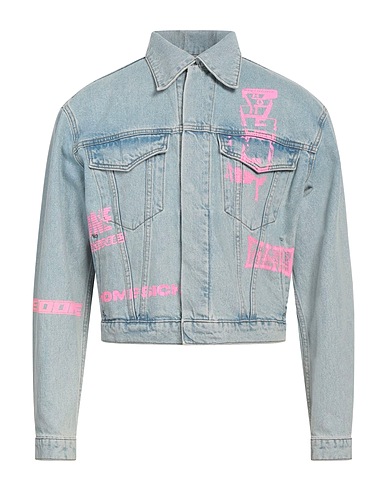 WE11 DONE Denim jacket Blue 100% Cotton