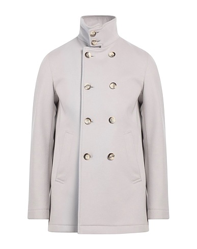 HERNO Coat RESORT Light grey 90% Wool, 10% Cashmere