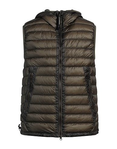 C.P. COMPANY Gilet Military green 100% Polyamide