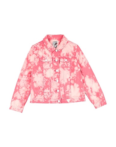 GUESS Denim jacket Fuchsia 100% Cotton