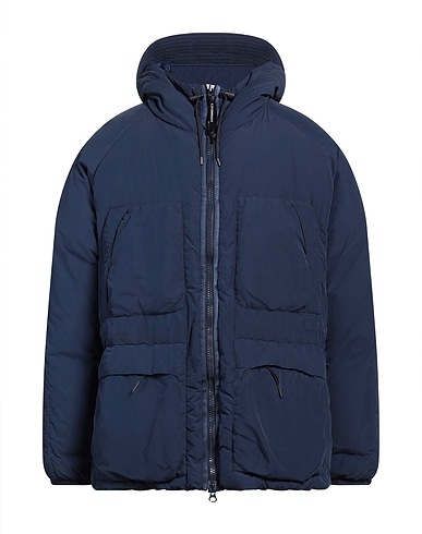 C.P. COMPANY Shell jacket Navy blue 100% Polyamide