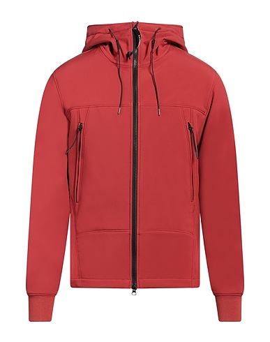 C.P. COMPANY Jacket Rust 94% Polyester, 6% Elastane, Polyamide