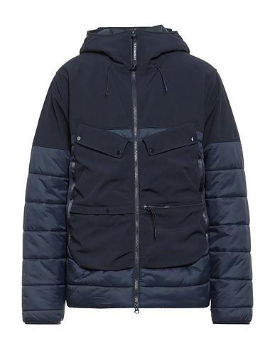 C.P. COMPANY Shell jacket Navy blue 94% Polyester, 6% Elastane, Polyamide