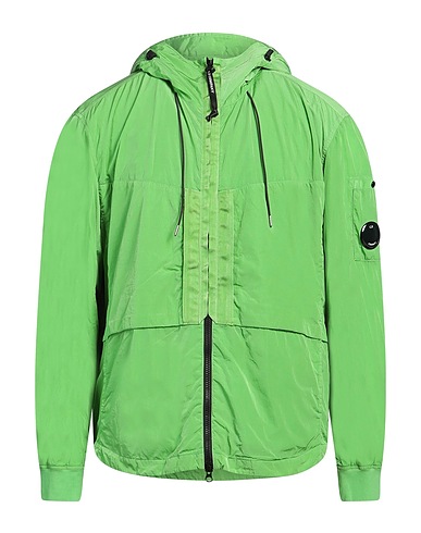 C.P. COMPANY Jacket Light green 100% Polyimide, Cotton