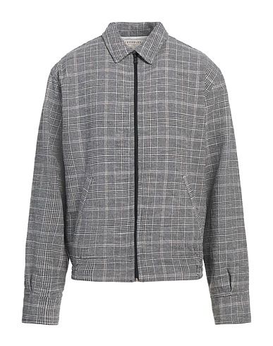 CROSSLEY Jacket Grey 76% Cotton, 17% Wool, 6% Polyamide, 1% Other Fibres