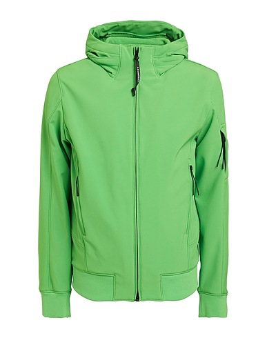 C.P. COMPANY Jacket Lime green 94% Polyester, 6% Elastane