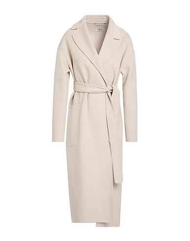 'S MAX MARA Cappotto Grigio chiaro 100% Lana Vergine