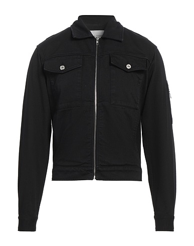 RANDOM IDENTITIES Giubbotto jeans Nero 100% Cotone