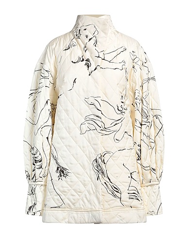 JIL SANDER Shell  jacket Ivory 100% Viscose
