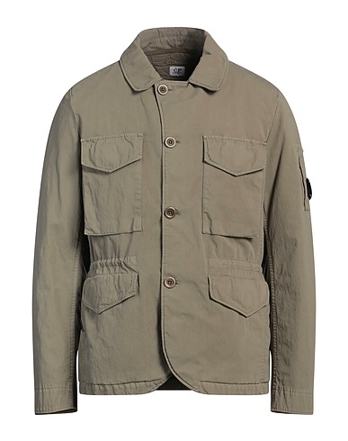 C.P. COMPANY Jacke Salbeigrün 75% Baumwolle, 25% Polyamid, Poliurethan-Harz