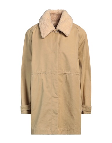 UTZON Teddy Coat Sand 100% Shearling, Cotton
