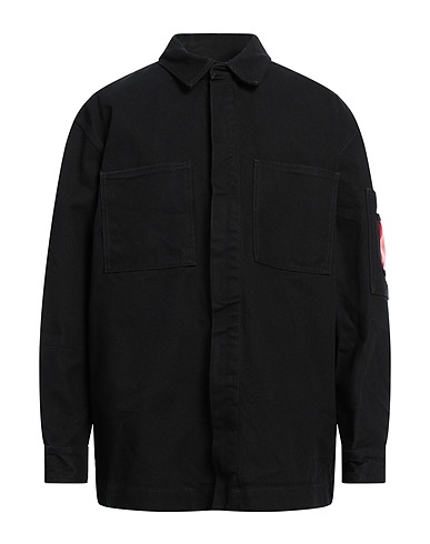 44 LABEL GROUP Solid colour shirt Black 100% Cotton