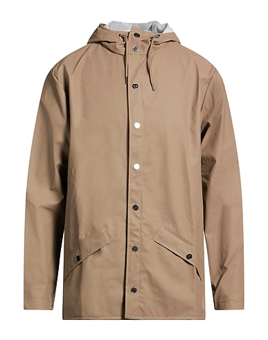 RAINS Jacket Taupe 100% Polyester, Polyurethane
