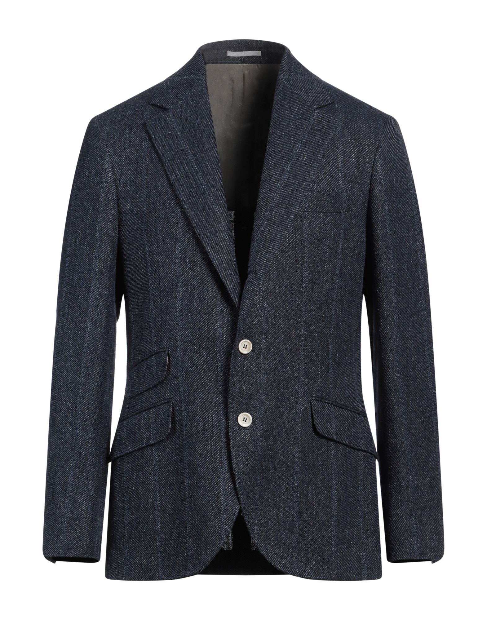 BRUNELLO CUCINELLI ネイビー ダブルブレストジャケット ブルネロクチネリ(BRUNELLO CUCINELLI) その他のメンズスーツ