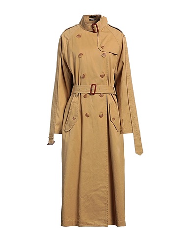R13 Full-length jacket Camel 100% Cotton