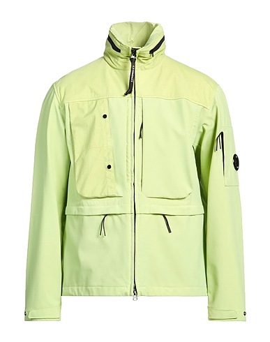 C.P. COMPANY Jacket Lime green 94% Polyamide, 6% Elastane