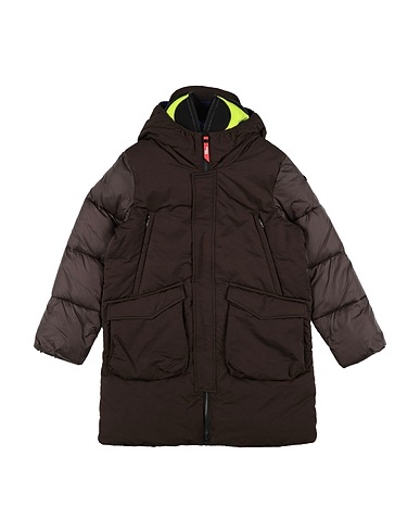 AI RIDERS Shell  jacket Dark brown 56% Polyester, 24% Polyamide, 20% Cotton