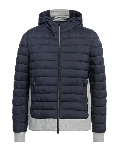 HERNO Piumino Blu navy 100% Poliammide, Poliuretano, Poliestere, Cotone
