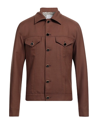 PT Torino Jacket Brown 87% Virgin Wool, 13% Mohair wool