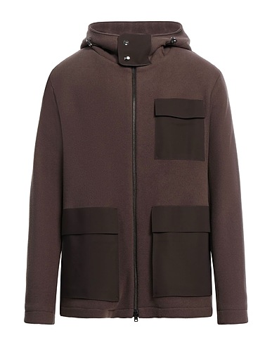 HERNO Jacket Brown 78% Virgin Wool, 22% Polyamide, Elastane