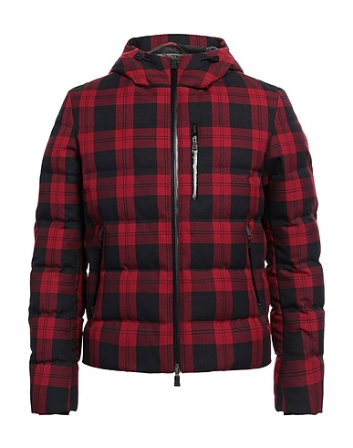 HERNO Piumino Rosso 65% Poliestere, 35% Viscosa, Poliuretano