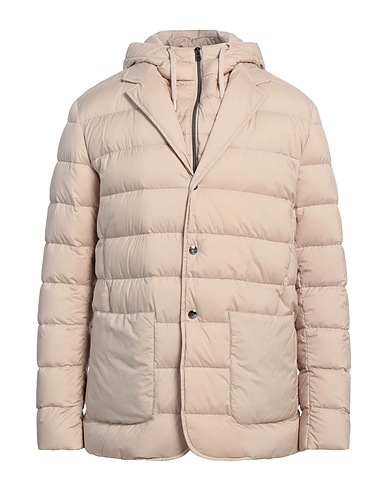 HERNO Shell jacket Beige 100% Polyamide