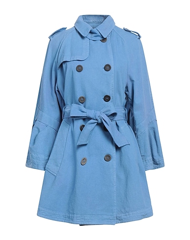 LOST [in] ME Double breasted pea coat Pastel blue 100% Cotton
