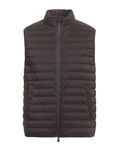 PEOPLE OF SHIBUYA Gilet Dark brown 100% Polyester