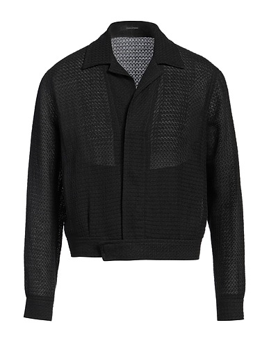 TAGLIATORE Jacket Black 35% Linen, 35% Viscose, 30% Cotton