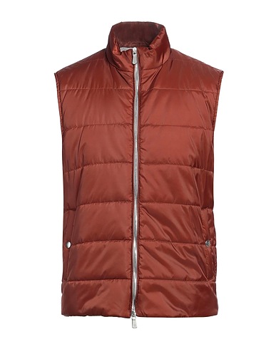 ELEVENTY Gilet Brown 81% Polyamide, 19% Polyurethane