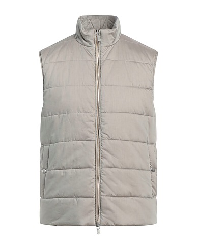 ELEVENTY Gilet Grey 72% Polyamide, 28% Silk