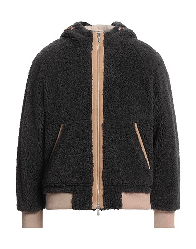 ELEVENTY Teddy Coat PLATINUM Charcoal 72% Wool, 28% Polyester