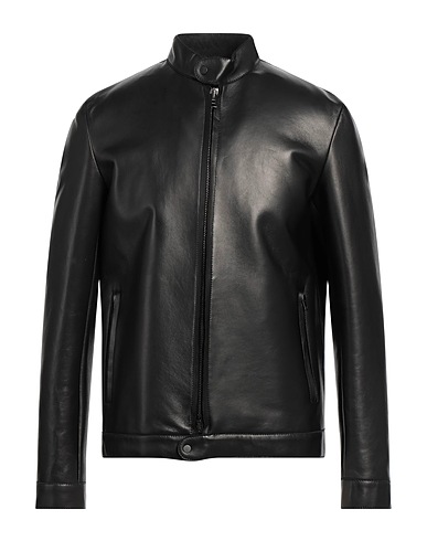 B-USED Biker jacket Black Leather