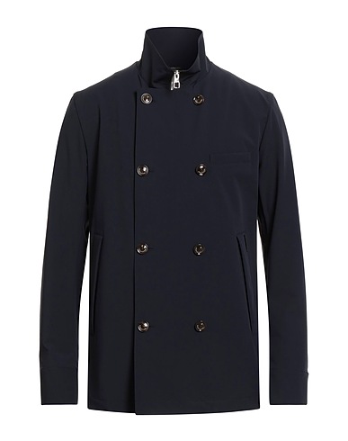 MONTECORE Double breasted pea coat Midnight blue 83% Polyamide, 17% Elastane