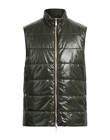 ELEVENTY Gilet Military green 100% Polyamide