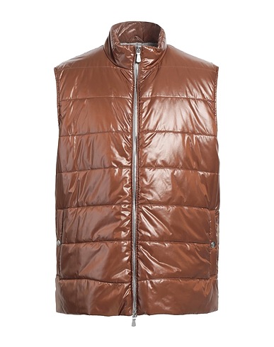 ELEVENTY Vest Brown 100% Polyamide