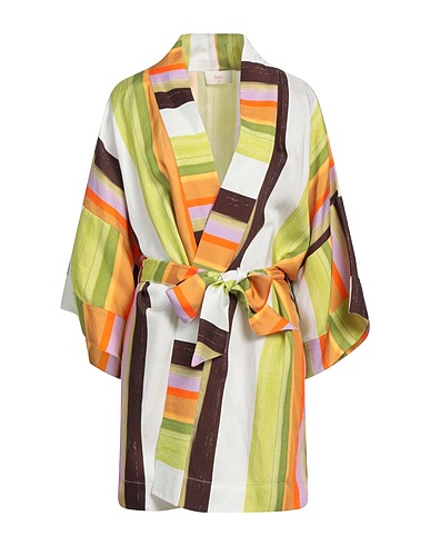 HER. Full-length jacket Lime green 74% Viscose, 26% Linen