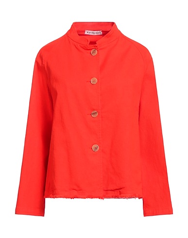 ROSSO35 Jacket Coral 97% Cotton, 3% Elastane