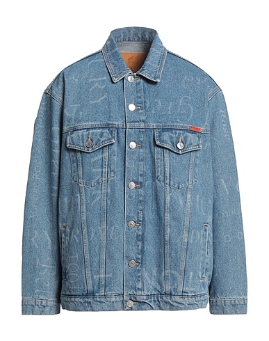 MARTINE ROSE Denim jacket Blue 100% Cotton
