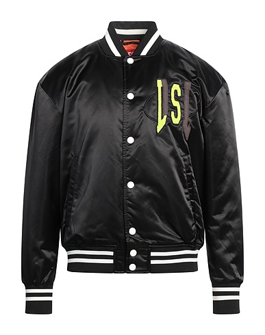 DIESEL Bomberjacke Schwarz 100% Nylon, Elastan