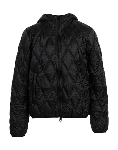 DIESEL Piumino Nero 100% Nylon, Poliammide