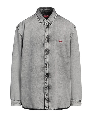 DIESEL Denim shirt Black 100% Cotton
