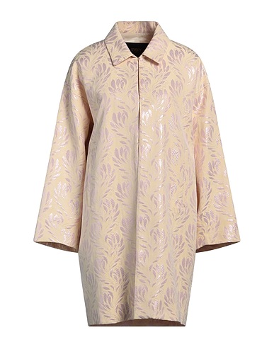 SEVENTY VENEZIA Full-length jacket Beige 61% Polyester, 39% Cotton