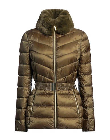MICHAEL MICHAEL KORS Shell jacket Military green 100% Nylon, Polyester