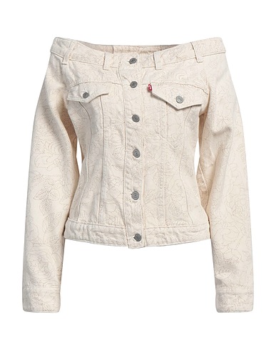 GANNI x LEVI'S デニムブルゾン アイボリー コットン 77% / 指定外繊維（ヘンプ） 23%