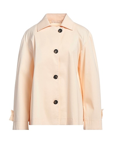 LIVIANA CONTI Jacket Ivory 68% Cotton, 28% Polyamide, 4% Elastane
