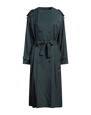 ZUCCA Double breasted pea coat Dark green 60% Cotton, 40% Rayon
