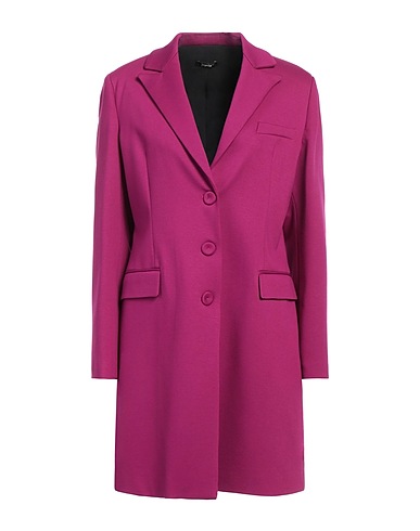 HANITA Full-length jacket Garnet 97% Polyester, 3% Elastane