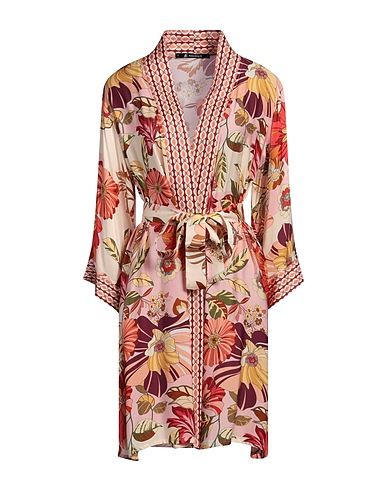 ANNARITA N Full-length jacket Pink 100% Viscose